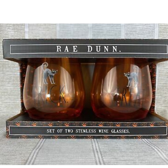 Rae Dunn Wine Glasses 🎃👻 - Picture 7 of 9